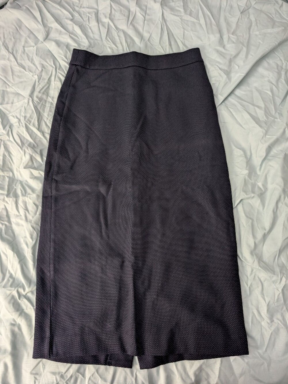 Banana Republic Black Textured Pencil Skirt